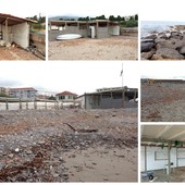 Sanremo: spiaggia non assegnata in condizioni di degrado, la 'Foce Levante' è abbandonata (Foto)