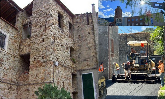 Ventimiglia, strada asfaltata a Case Brughe': i ringraziamenti degli abitanti