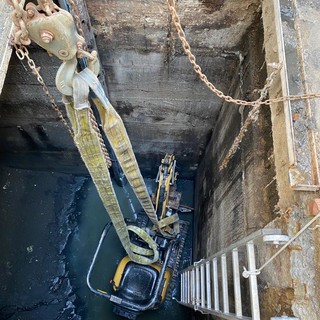 La stazione di sollevamento di Pian di Nave