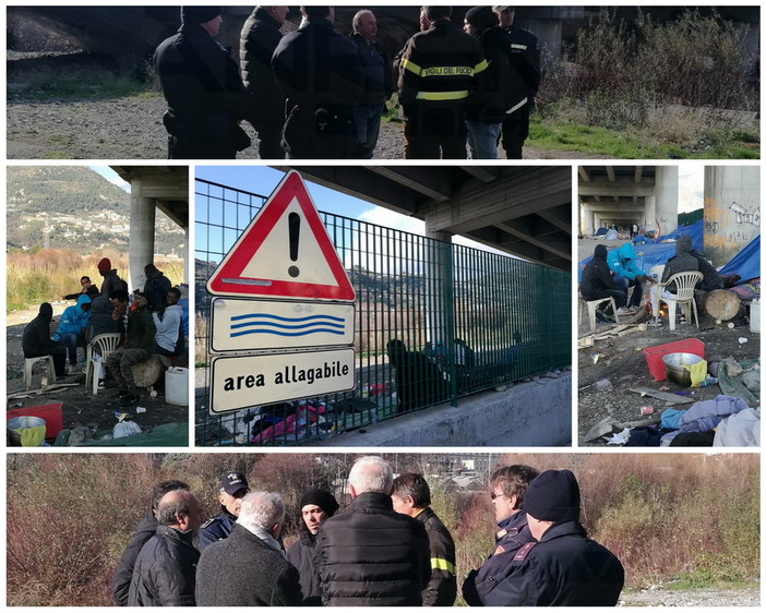 Ventimiglia: stamane sopralluogo per iniziare la pulizia e la bonifica del greto sul Roya (Foto e Video)