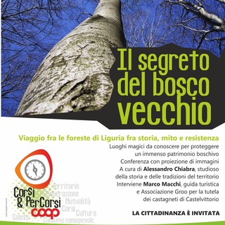 Sanremo, la sala punto d’incontro Coop ospita la conferenza pubblica &quot;Il segreto del bosco vecchio&quot;