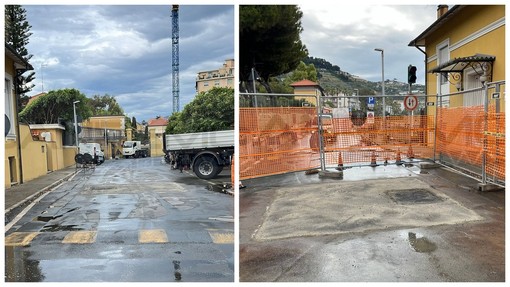 Sanremo: liberata a tempo di record strada Tre Ponti, terminato il lavoro della valvola di adduzione al Roya (Foto)