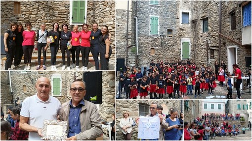 Canti e balli nella piazzetta del Rossese, evento musicale chiude progetto di collaborazione tra scuole di Soldano e Perinaldo (Foto e video)