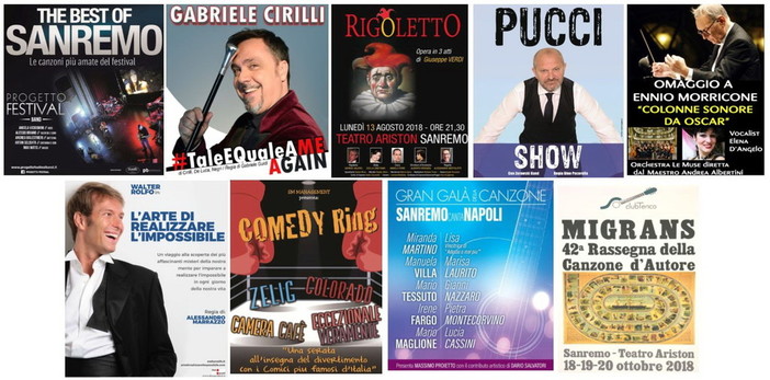 Sanremo: al via con 'Progetto Festival' il mese clou degli spettacoli al Teatro Ariston