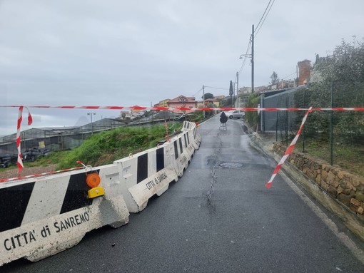 Sanremo: crollo di strada Solaro Rapalin, affidati dal Comune i lavori per la somma urgenza da 80mila euro