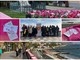 '100 punti per la Prevenzione': in tante da tutta la provincia ieri a Sanremo per srotolare la sciarpa (Foto)