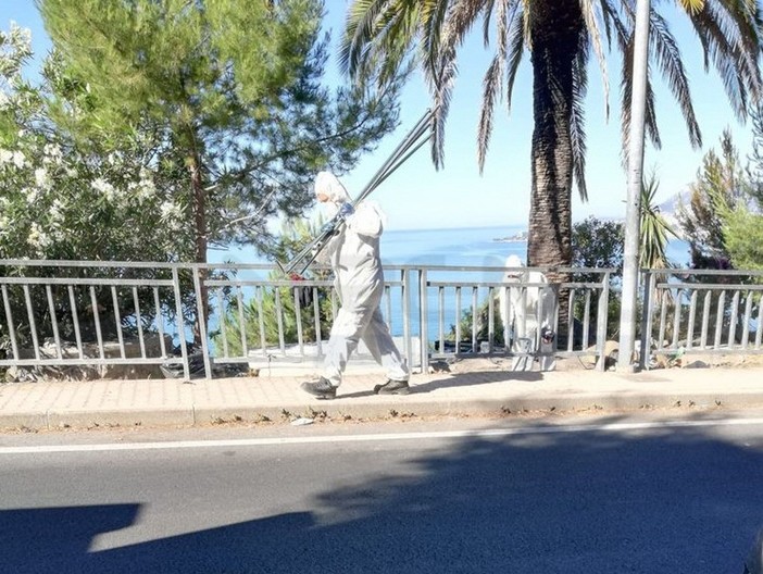 Ventimiglia: sgomberata questa mattina l'area di assistenza ai migranti in frazione Grimaldi (Foto)