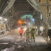 I lavori per il nuovo tunnel di Tenda