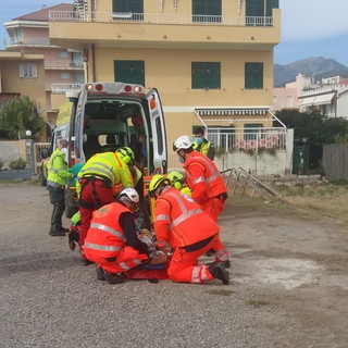 Il trasbordo in elicottero