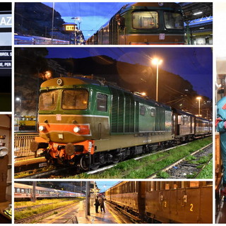 Ventimiglia: partito questa mattina il treno storico 'Centoporte' per il gemellaggio tra Breil sur Roya e Borgo San Dalmazzo (Foto e Video)