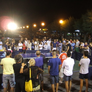 Arma di Taggia: grande successo per il 2° torneo di tennistavoloin notturna 'Matteo Bolla'