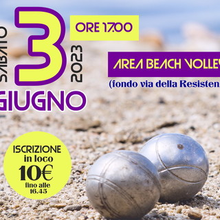 San Bartolomeo al Mare: sabato 3 giugno il torneo di 'Beach bocce', in palio la fase regionale di Genova