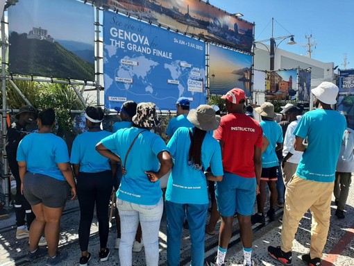 A Cape Town oltre 265 mila visitatori per The Ocean Race Al Pavilion di Genova i ragazzi delle 'township'