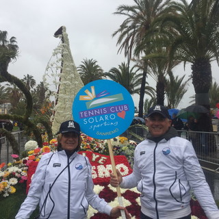 Sanremo: anche il Tennis Club Solaro ha partecipato con entusiasmo al corso fiorito di ieri (Foto)