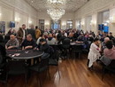 Il torneo di Poker in svolgimento nella sala privata