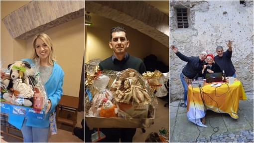 Ventimiglia, un successo la Tombolata di Natale nella città alta (Foto)