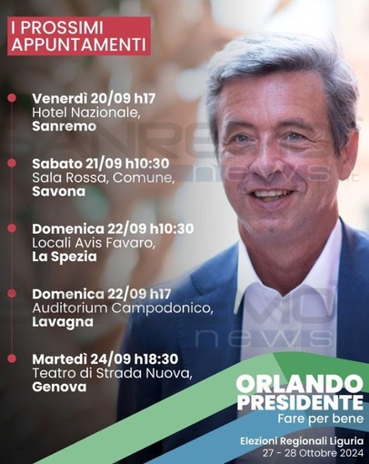 Elezioni Regionali: scatta il primo tour elettorale di Andrea Orlando, il via venerdì prossimo da Sanremo