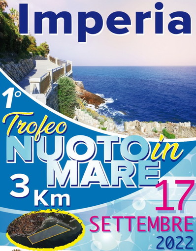 Imperia, appuntamento sabato 17 settembre con il 1° Trofeo Nuoto in Mare