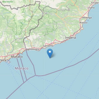 Doppia scossa di terremoto in un solo minuto poco prima delle 13: epicentro in mare di fronte a Sanremo