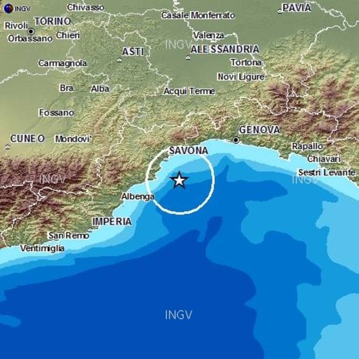 Quattro scosse di terremoto in provincia di Savona, nessun problema nell'imperiese