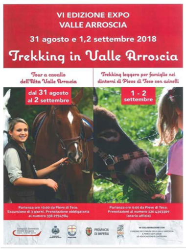 Tre giorni di trekking in Valle Arroscia in occasione della VI Edizione dell'Expo