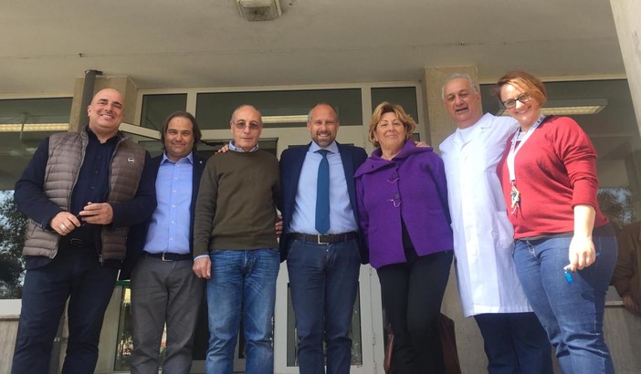 Elezioni Sanremo2019: visita del candidato sindaco Sergio Tommasini a Casa Serena