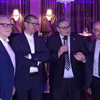 Sanremo: tre candidati a sindaco insieme a cena per la prima volta, eccoli ieri al 'Convivio Rossianiano'