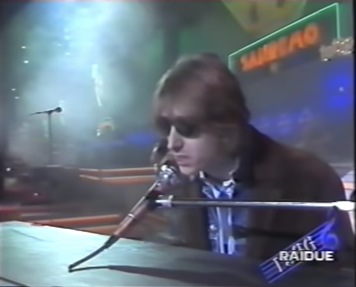 Mark Hollis con il Talk Talk al Festival di Sanremo 1986