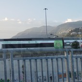 Taggia: il Tgv francese fa capolino alla stazione, per ora sono solo corse tecniche di prova (Foto)