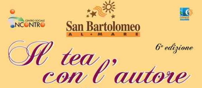 San Bartolomeo al Mare: il 'Tea con l'Autore' (al via oggi) ammesso al Premio Italive 2015