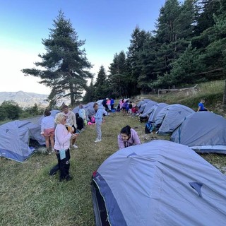 Quaranta bambini a 'Una notte in tenda', il sindaco di Camporosso: &quot;Occasione per conoscere la natura&quot; (Foto)