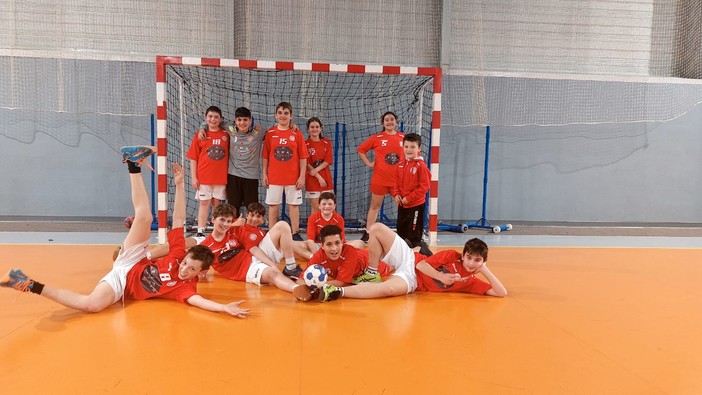 Pallamano, vittoria in trasferta per l'under 13 dell’Abc Bordighera (Foto e video)