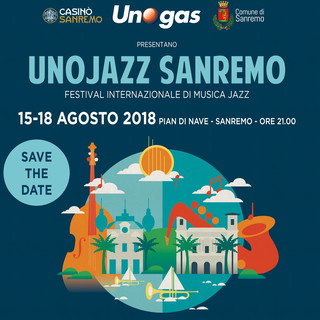 Sanremo: tutto pronto per 'UnoJazz 2018' la rassegna internazionale che si svolge dal 15 al 18 agosto