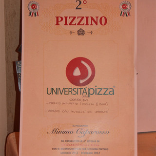 Sanremo: Università della Pizza, 2° pizzino per Mimmo Caporusso di Salsadrena