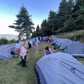 Quaranta bambini a 'Una notte in tenda', il sindaco di Camporosso: &quot;Occasione per conoscere la natura&quot; (Foto)