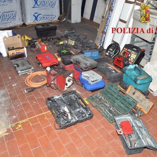 Ventimiglia: la Polizia scopre una serie di utensili da cantiere rubati, chi li riconosce può rivolgersi al Commissariato