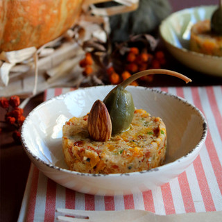 Paté vegetariano di Zucca e olio al mandarino: un piccolo, ma appetitoso antipasto