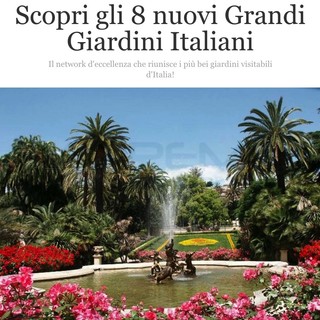 Sanremo: il giardino di Villa Ormond tra gli otto nuovi entrati nella rivista dei ‘Grandi Giardini Italiani’