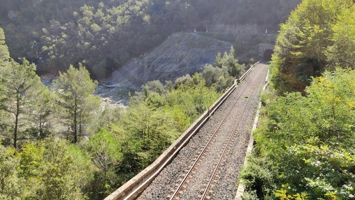 Frana in Francia sulla linea ferroviaria Ventimiglia-Cuneo: circolazione dei treni sospesa