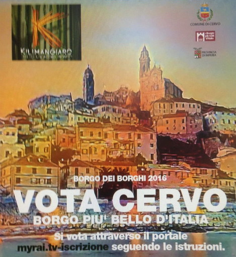 Anche Sanremo News sostiene la candidatura di Cervo per l'elezione del &quot;Borgo più bello d'Italia 2016&quot;