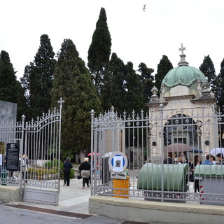 L'ingresso del cimitero Monumentale