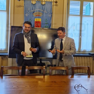 Visita da Longarone a Badalucco: il sindaco Matteo Orengo &quot;Credo in alternative alla diga&quot; (Foto e Video)