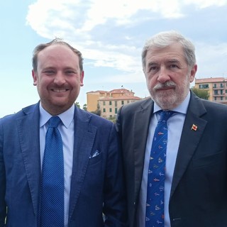 Ventimiglia, Marco Bucci a sostegno di Flavio Di Muro: &quot;È stato lui a scrivere il decreto Genova&quot; (Foto e Video)