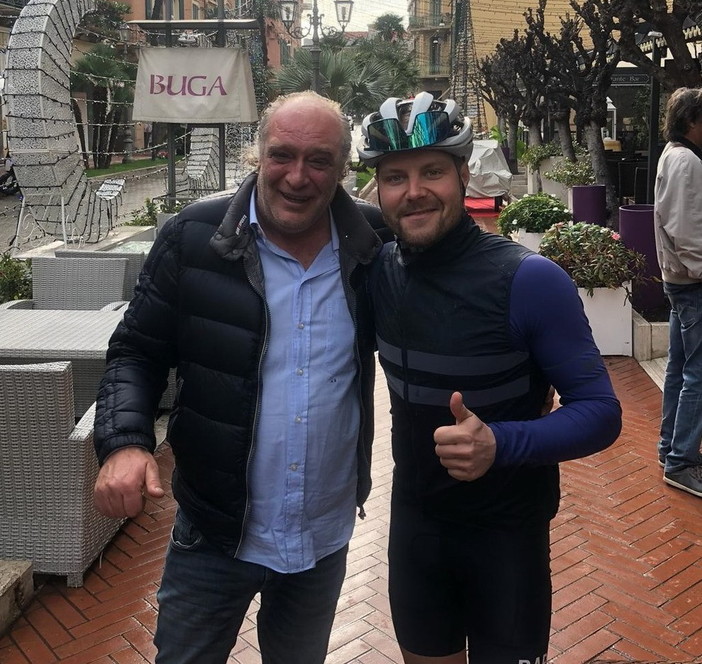 Bordighera: grande sorpresa ieri al 'Buga Buga', aperitivo per il campione di Formula Uno Valtteri Bottas (Foto)