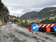 Taggia: cede l'asfalto in via Salvatore Revelli, strada ridotta in attesa dei lavori del comune (Foto)