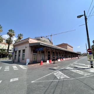 La vecchia stazione ferroviaria di Sanremo