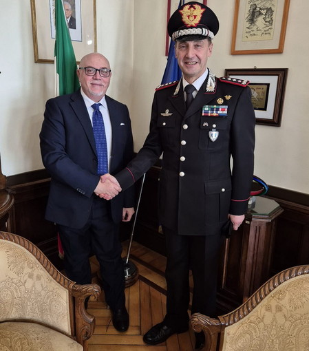 Imperia: visita del Generale di Corpo d’Armata Riccardo Galletta al Prefetto Valerio Massimo Romeo