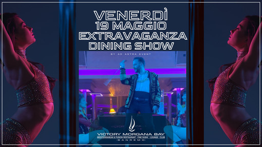 Venerdì prossimo nuovo 'Dining Show' al Victory Morgana Bay