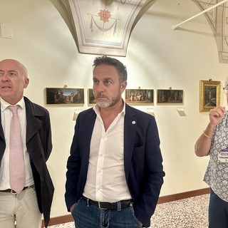 Sanremo: Alessandro Piana e Massimo Donzella in visita al Museo di Villa Luca (Foto)