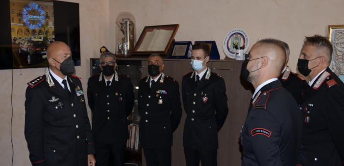 Imperia: il Generale di Corpo d’Armata Gino Micale in visita al comando provinciale dei Carabinieri